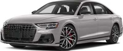Honeycomb front grille and multi-spoke alloy wheels with red brake calipers