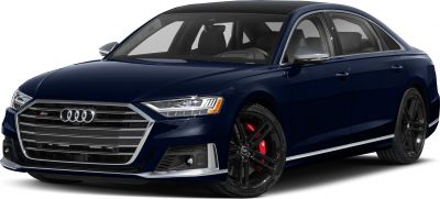 LED headlights and black alloy wheels with red brake calipers