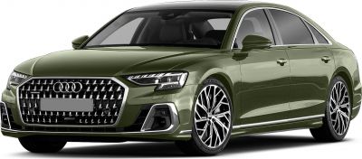 2022 Audi A8 (D5, facelift 2021) 3/4 front-left view