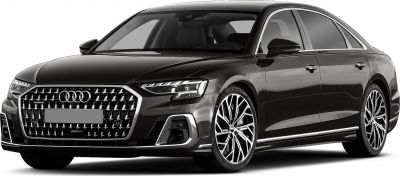Sleek front grille and LED headlights with distinctive alloy wheels