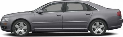 Extended wheelbase luxury sedan side profile with alloy wheels