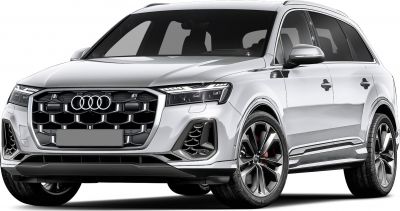 Front grille, LED headlights, alloy wheels on SUV