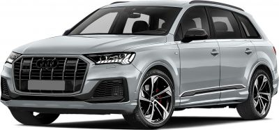Bold front grille and modern LED headlights on a sleek SUV body