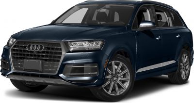 Front-side view of SUV with LED headlights and alloy wheels