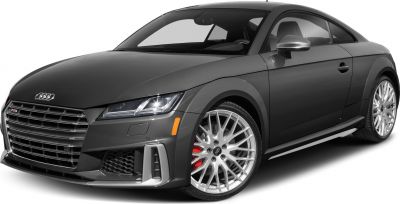 Sleek front grille with LED headlights and sporty alloy wheels on a compact coupe