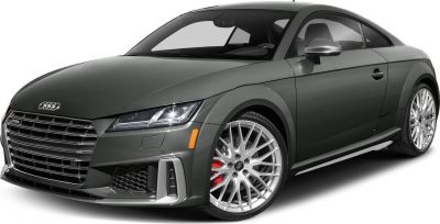 Front side angle with LED headlights and silver multi-spoke alloy wheels