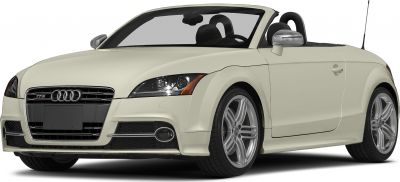 Convertible with sporty front grille, headlights, and alloy wheels