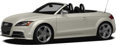 White convertible coupe with alloy wheels and sporty design