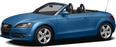 Blue convertible with sporty design and silver alloy wheels