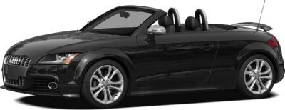 Sporty black convertible with sleek alloy wheels and aluminum side mirrors