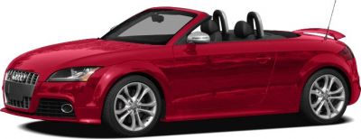Red convertible roadster with sporty alloy wheels and two-seat open-top design