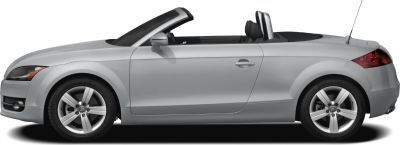 Convertible roadster side view with alloy wheels and dual roll bars