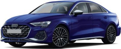Sharp LED headlights and large hexagonal grille on a sporty hatchback front