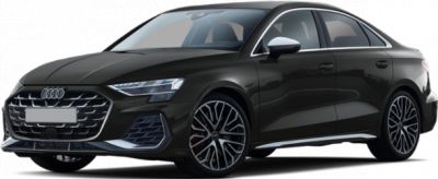 Sleek black sportback with sharp LED headlights and bold grille