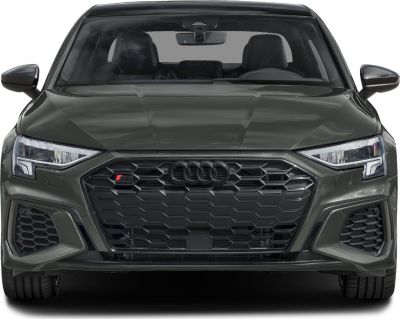 Front view with honeycomb grill and LED headlights