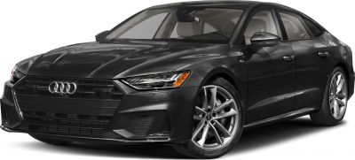 Sharp front grille and LED headlights with sporty wheels.