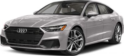 Front view with LED headlights and alloy wheels