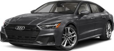 Front and side view with LED headlights and alloy wheels