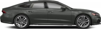 Sportback side profile with alloy wheels and LED headlights