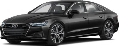 LED headlights and stylish alloy wheels on a sleek black sedan.
