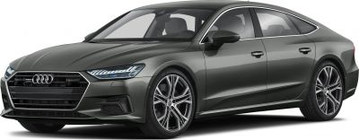Front side view with LED headlights and alloy wheels