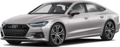 Luxury sedan with LED headlights and alloy wheels