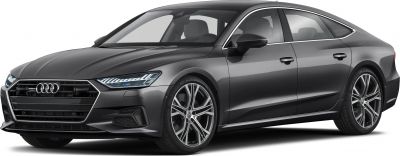 Front side view with LED headlights and alloy wheels