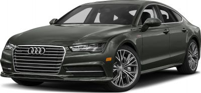 Front three-quarter view with signature grille and alloy wheels
