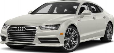 Front and side view with LED headlights and multi-spoke alloy wheels