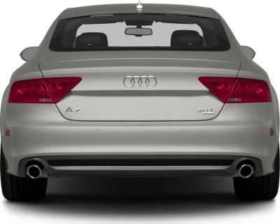 Rear view with dual exhausts, distinctive tail lights, and 3.0T badge