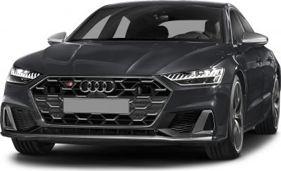 Aggressive front grille and sleek LED headlights