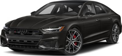 Front angled view showing aggressive grille and LED headlights