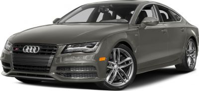 Front grille and alloy wheels with V8T badge on sleek sportback