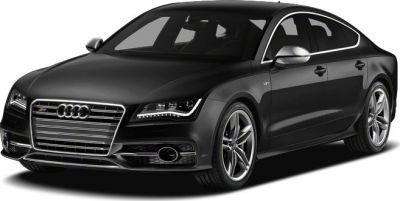 Black luxury sedan with LED headlights and sporty alloy wheels