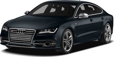 Front view of luxury sedan with LED headlights and prominent grille
