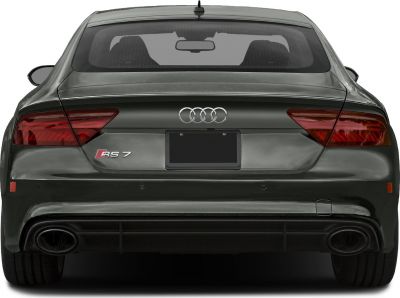 Rear view with LED taillights and dual oval exhausts