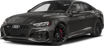 Front angled view with honeycomb grille and black multi-spoke wheels