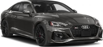 Front end with black honeycomb grille and LED headlights