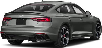 Rear and side view with dual exhausts and alloy wheels, sleek taillights