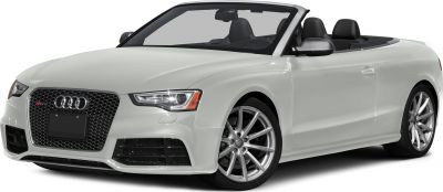 Sporty convertible with distinctive front grille and alloy wheels