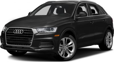 Front grille and headlight design of a modern compact SUV.
