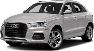 Front and side angled view of SUV with LED headlights and alloy wheels