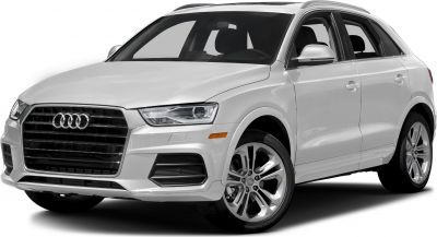 Front grille and alloy wheels with headlights of a modern compact SUV