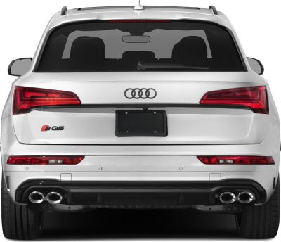 Rear view with quad exhaust tips and LED taillights.
