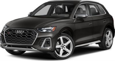 Distinctive large hexagonal grille and five-spoke alloy wheel on a sleek SUV body