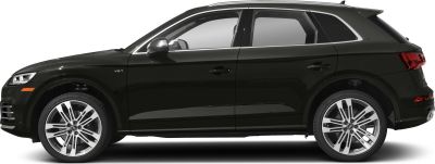 Side profile of a sporty SUV with V6T badge and alloy wheels