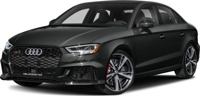Front end with quattro grille and LED headlights