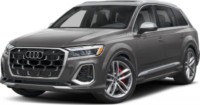 Hexagonal grille and LED headlights on SUV front angle.