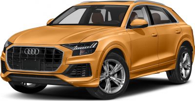 LED headlights and 5-spoke alloy wheels on an SUV front-side view
