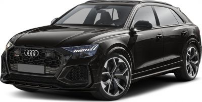 Front angled SUV with honeycomb grille and modern alloy wheels